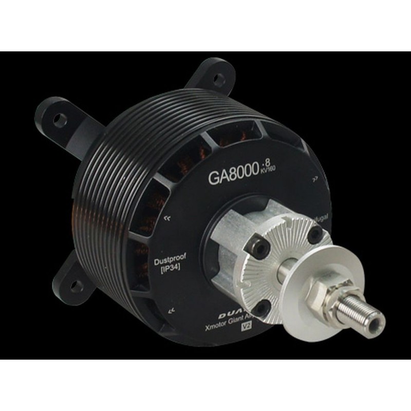 Outrunner - Motor Dualsky GA8000.9S - Single Shaft Edition (1140g, 140kV, 4000W) - FLASH RC