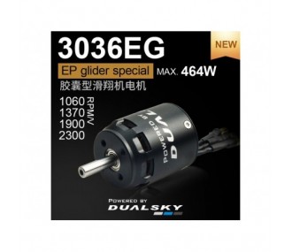 Outrunner - Dualsky XM3036EG-14 motor (89g, 1060kV, 464W) - FLASH RC