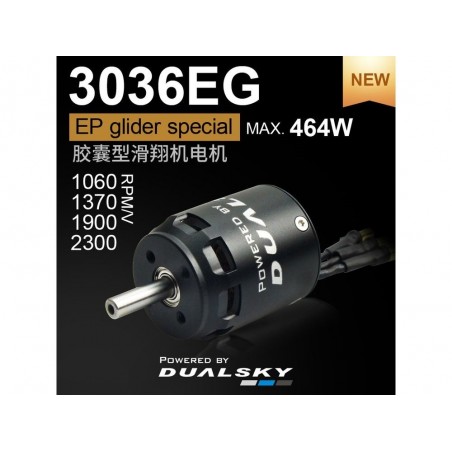 Outrunner - Moteur Dualsky XM3036EG-14 (89g, 1060kV, 464W) - FLASH RC