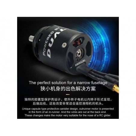 Outrunner - Dualsky XM3036EG-14 motor (89g, 1060kV, 464W) - FLASH RC