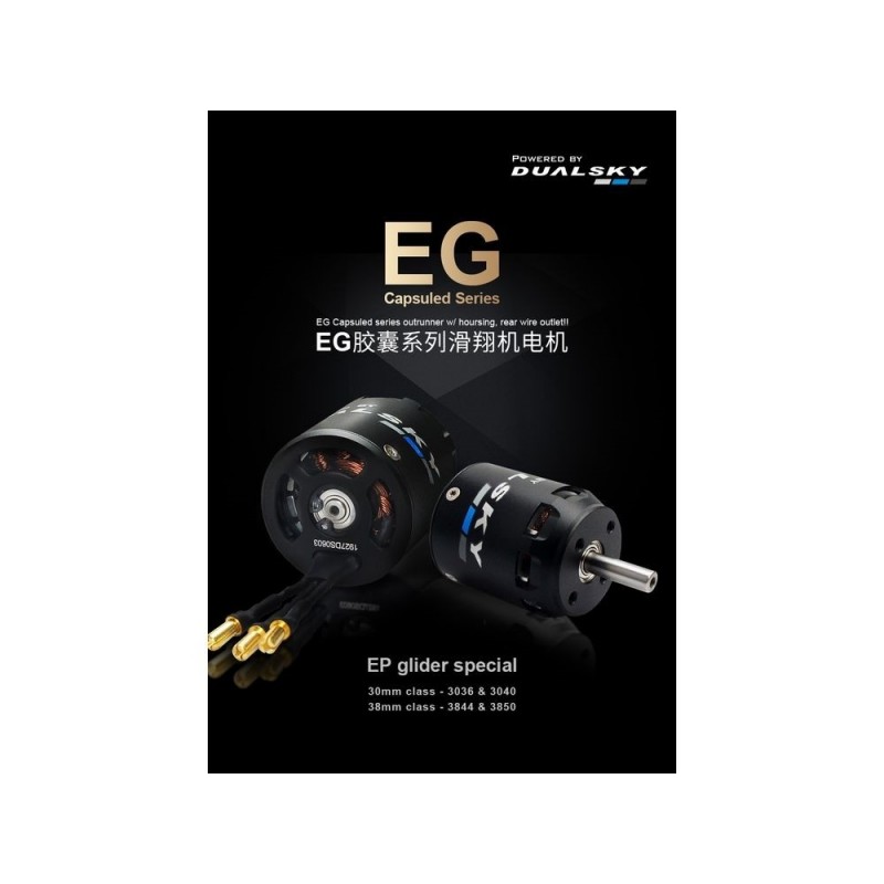 Outrunner - Moteur Dualsky XM3036EG-14 (89g, 1060kV, 464W) - FLASH RC