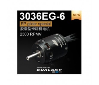 Outrunner - Motor Dualsky XM3036EG-6 SE (89g, 2300kV, 400W) - FLASH RC