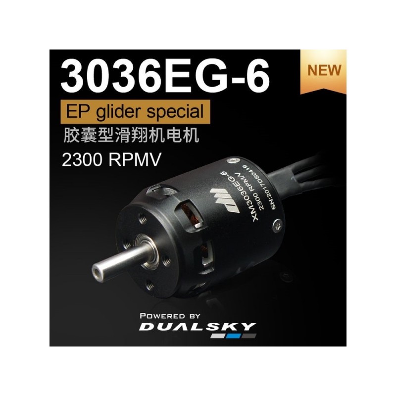 Outrunner - Moteur Dualsky XM3036EG-6 SE (89g, 2300kV, 400W) - FLASH RC