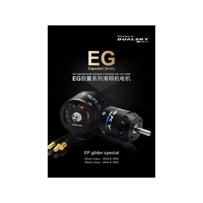 Outrunner - Moteur Dualsky XM3036EG-6 SE (89g, 2300kV, 400W) - FLASH RC