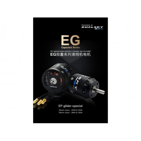 Outrunner - Moteur Dualsky XM3036EG-6 SE (89g, 2300kV, 400W) - FLASH RC