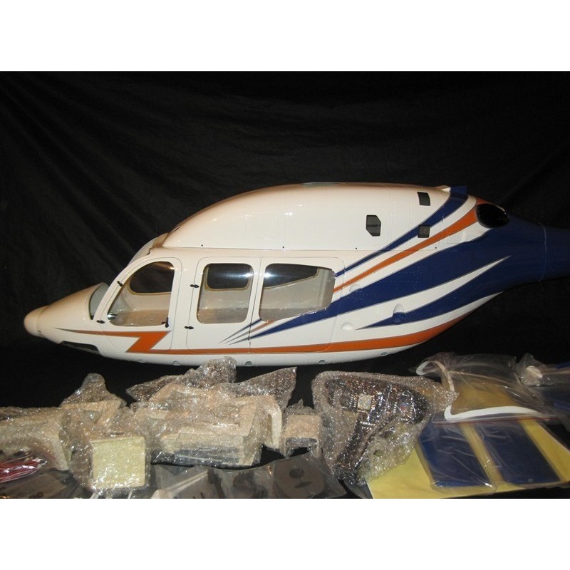 Fuselages, accessoires Hélico - Bell 429 compactor Merci Flight classe 700 - FLASH RC