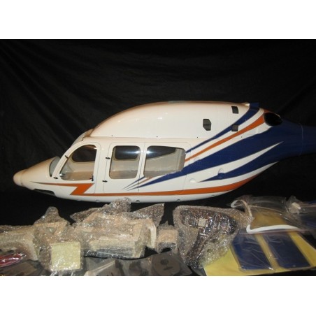 Fuselages, accessories Helicopter - Bell 429 compactor Merci Flight class 700 - FLASH RC