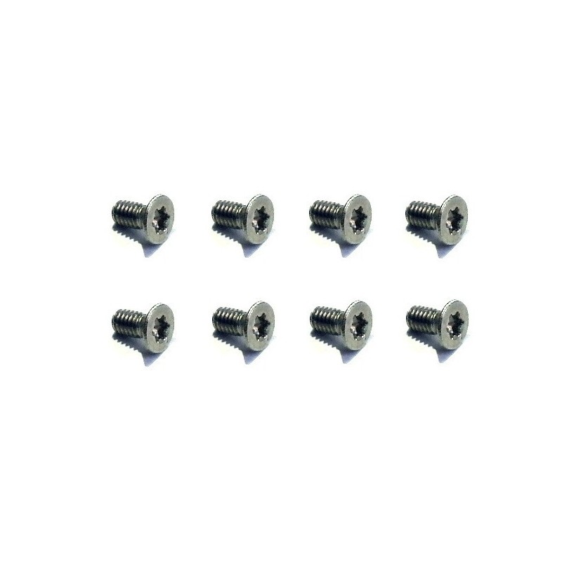 Gurte, Haken, Halterungen - Set mit 8 Schrauben für Funkrückwand JETI DS14/16/24 - FLASH RC