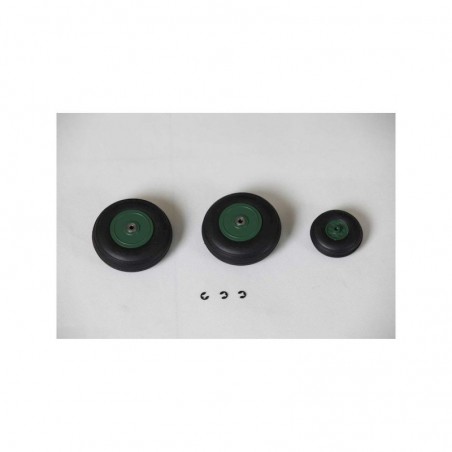 Kits tren de aterrizaje - Juego de ruedas : Su-30 70mm EDF E-FLITE - FLASH RC
