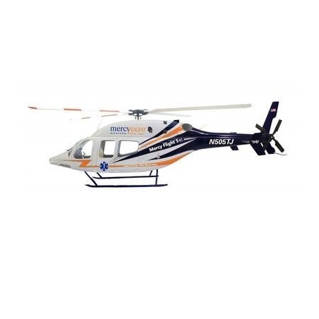 Fuselages, accessoires Hélico - Bell 429 compactor Merci Flight classe 700 - FLASH RC