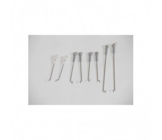 Fittings (parts) - Rods with clevises : P-51D 1.5m E-FLITE - FLASH RC