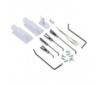 Fittings (parts) - rods with clevises, servo covers : Habu STS E-FLITE - FLASH RC