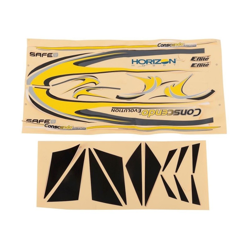 Planches de décoration - Decal Sheet : Conscendo Evolution E-FLITE - FLASH RC