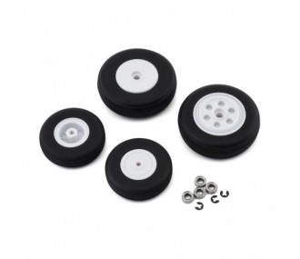 Kit carrello di atterraggio - Set di ruote : F-18 80mm EDF E-FLITE - FLASH RC