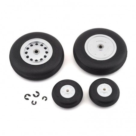 Landing gear kits - Wheel set : F-4 Phantom II 80mm EDF E-FLITE - FLASH RC