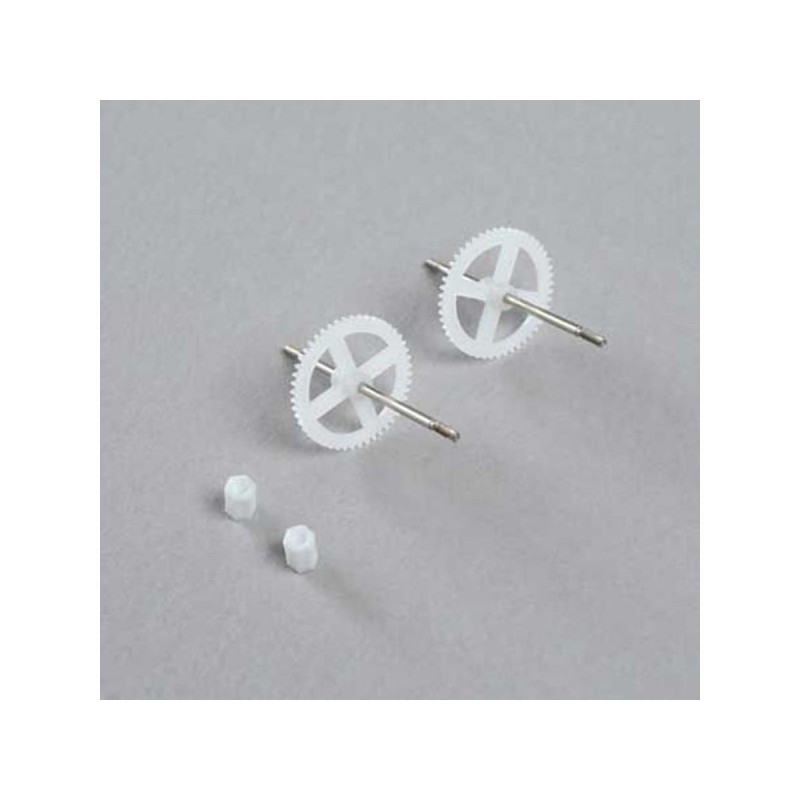 Motores y accesorios de motor para kits - Eje de motor con piñón (2) : Vapor/Night E-FLITE - FLASH RC