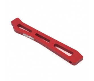RC Car Parts - ARRMA Centro delantero Chasis Brace Aluminio 98mm Rojo - ARA320564 - FLASH RC
