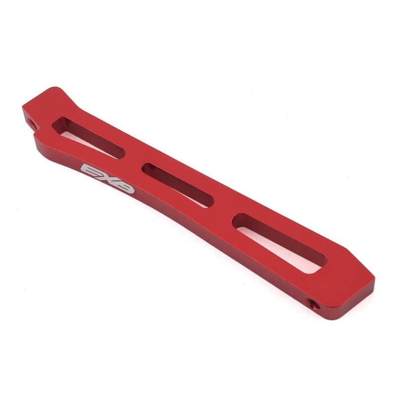 Ricambi RC Auto - ARRMA Supporto telaio anteriore centrale in alluminio 98mm rosso - ARA320564 - FLASH RC