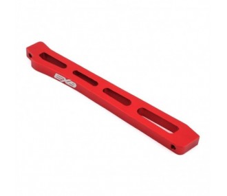 RC Car Parts - ARRMA Centro delantero Chasis Brace Aluminio 118mm Rojo - ARA320565 - FLASH RC