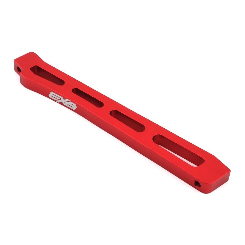 RC Car Parts - ARRMA Centro delantero Chasis Brace Aluminio 118mm Rojo - ARA320565 - FLASH RC