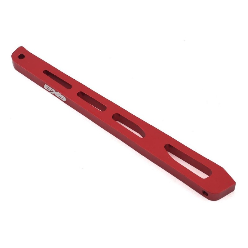 RC Car Parts - ARRMA Centro Trasero Chasis Brace Aluminio 140mm Rojo - ARA320567 - FLASH RC