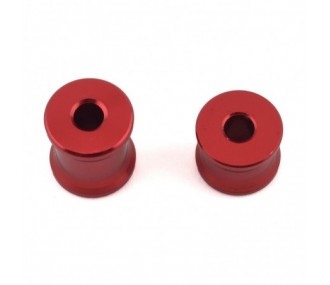 Ricambi per auto RC - ARRMA Set di distanziali per telaio in alluminio rosso - ARA320569 - FLASH RC