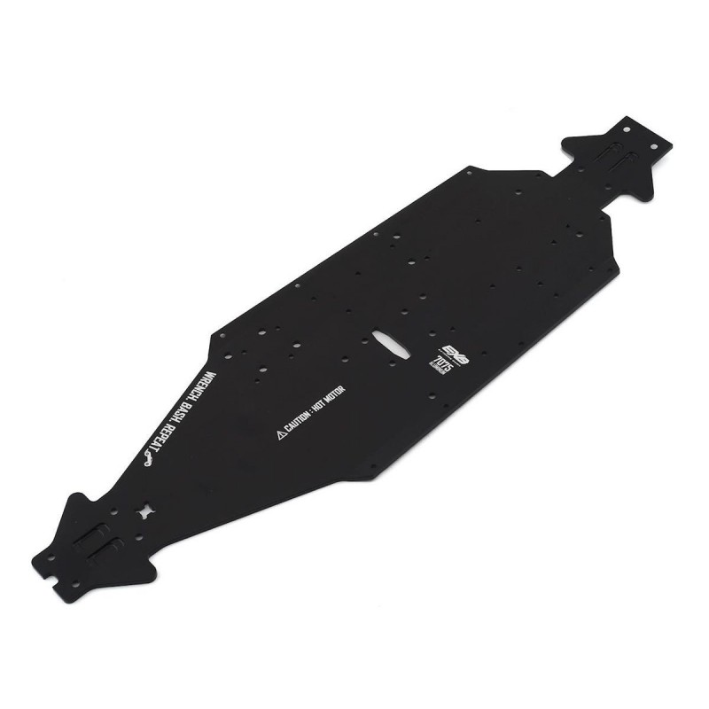 Ricambi per auto RC - Telaio in alluminio ARRMA CNC 7075 T6 LWB Nero - ARA320570 - FLASH RC