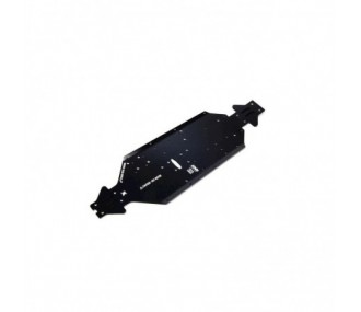 Piezas de coches RC - ARRMA Chasis de aluminio CNC 7075 T6 SWB Negro - ARA320572 - FLASH RC