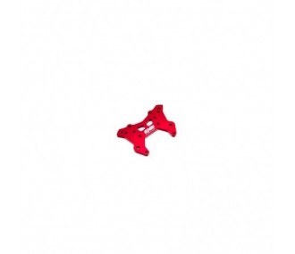 Piezas coche RC - ARRMA Torre de amortiguador delantero CNC 7075 T6 Aluminio RS Rojo - ARA320575 - FLASH RC