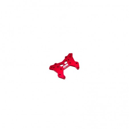 ARRMA Front Shock Tower CNC 7075 T6 Aluminum RS Red - ARA320575 - FLASH RC