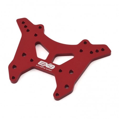Ersatzteile RC-Cars - ARRMA Front Shock Tower CNC 7075 T6 Aluminum L Red - ARA320577 - FLASH RC