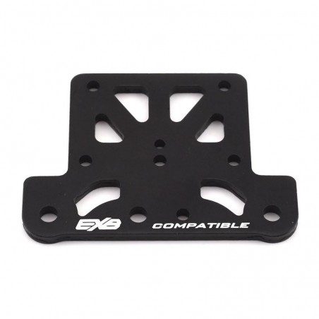 Piezas de coches RC - ARRMA Placa superior de aluminio negro - ARA320598 - FLASH RC