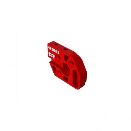 Ersatzteile RC-Cars - ARRMA Aluminum Motor Plate 49 Series Red - ARA320603 - FLASH RC