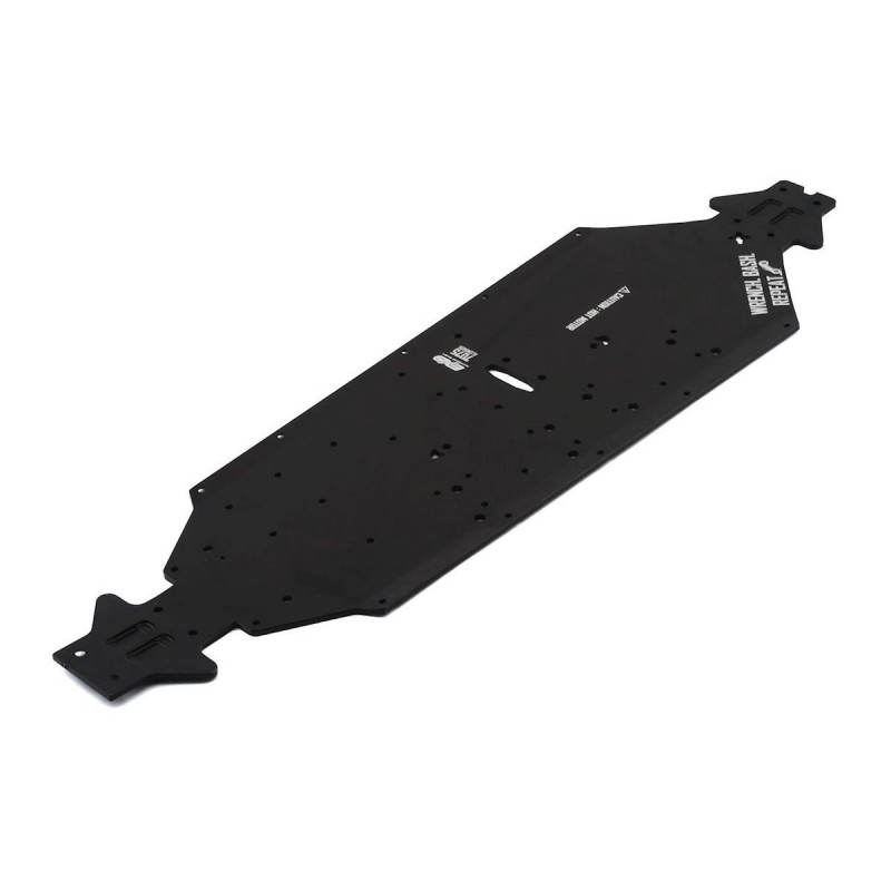 Piezas de coches RC - ARRMA Chasis de aluminio CNC 7075 T6 XLWB Negro - ARA320610 - FLASH RC