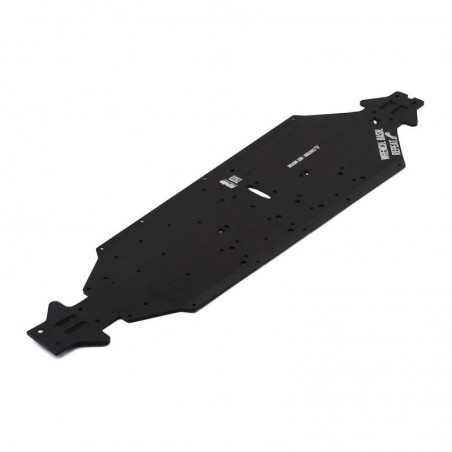 Piezas de coches RC - ARRMA Chasis de aluminio CNC 7075 T6 XLWB Negro - ARA320610 - FLASH RC