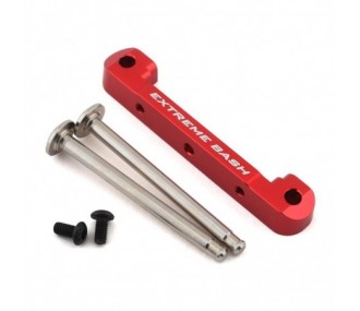 Ricambi RC auto - ARRMA Supporto sospensione anteriore superiore CNC alluminio rosso - ARA330659 - FLASH RC