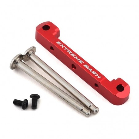 Ricambi RC auto - ARRMA Supporto sospensione anteriore superiore CNC alluminio rosso - ARA330659 - FLASH RC
