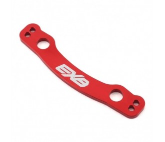 Piezas coche RC - ARRMA Cremallera de dirección CNC 7075 Aluminio Rojo - ARA340174 - FLASH RC