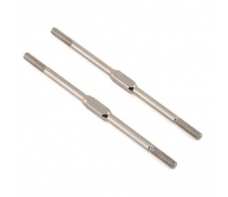 Ersatzteile RC-Cars - ARRMA Steel Turnbuckle M4x95mm Silver (2) - ARA340175 - FLASH RC