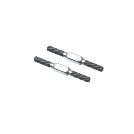 Piezas de repuesto para coches RC - ARRMA Tensor de acero M4x45mm Plata (2) - ARA340176 - FLASH RC