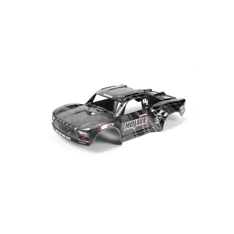 RC Car Parts - ARRMA MOJAVE 1/7 EXB Pintado Decaled Trimmed Body Negro - ARA411006 - FLASH RC