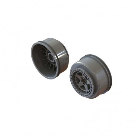 ARRMA SC 2.2'/3.0' Wheel 14mm Hex Gun Metal (2) - ARA510126 - FLASH RC