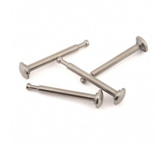 ARRMA Shock Mount Pin 3x33mm Silver (4) - ARA713032 - FLASH RC