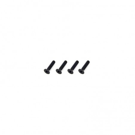 Ersatzteile RC-Cars - ARRMA Flat Head Hex Machine Screw M4x18mm (4) - ARA722418 - FLASH RC