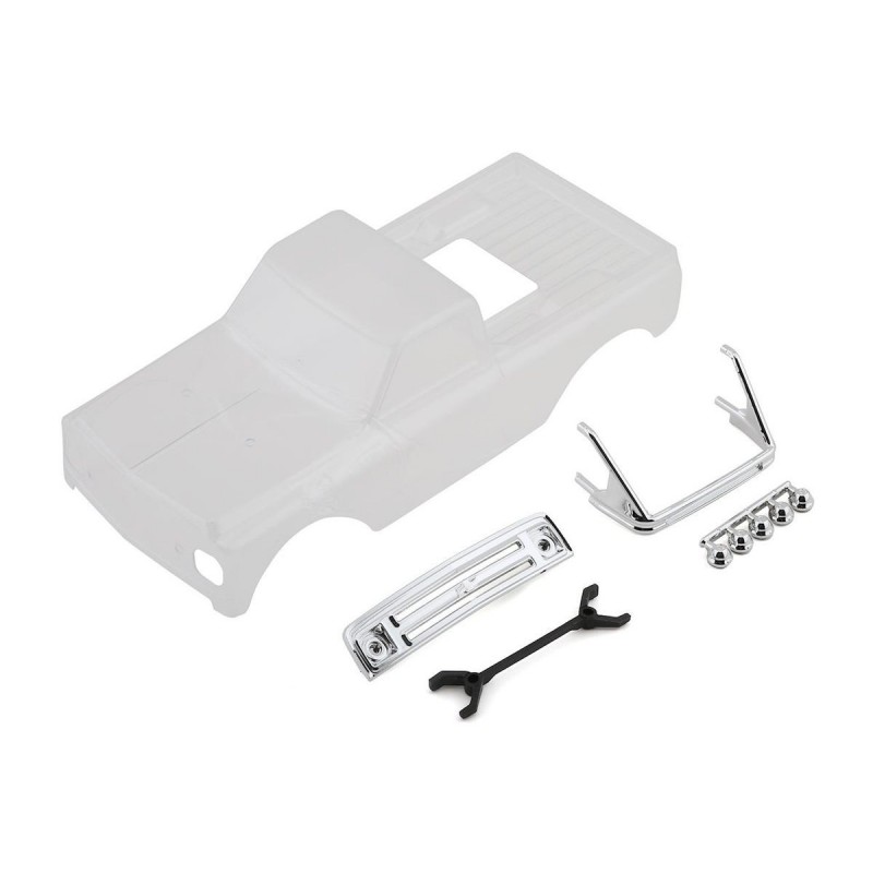 Ricambi per auto RC - Carrozzeria AXIAL 1967 Chevy C10, trasparente pretagliata: SCX24 - AXI200001 - FLASH RC
