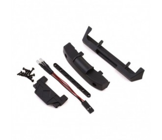 RC car parts - AXIAL Bumper Set w/LED: SCX24 B-17 Betty - AXI200004 - FLASH RC