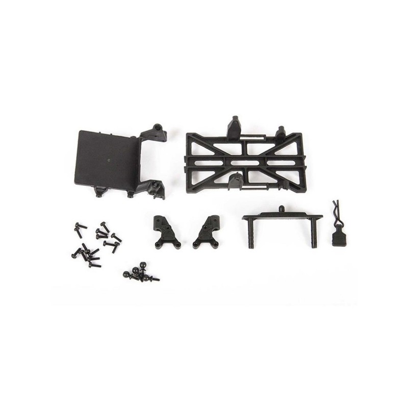 Ersatzteile RC-Cars - AXIAL Chassis Parts, Long Wheel Base 133.7mm: SCX24 - AXI201002 - FLASH RC