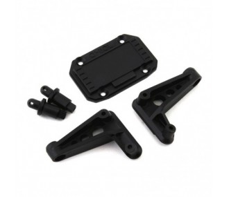 Piezas RC - AXIAL Body Mount Set Rear Jeep JLU: SCX10III - AXI230023 - FLASH RC
