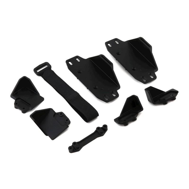 AXIAL Battery Tray Sets & Strap: SCX10III - AXI231008 - FLASH RC