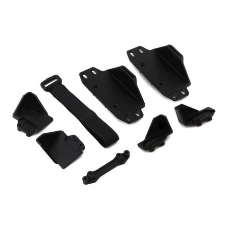 Ricambi RC Auto - Set di vassoi batteria e cinghie AXIAL: SCX10III - AXI231008 - FLASH RC